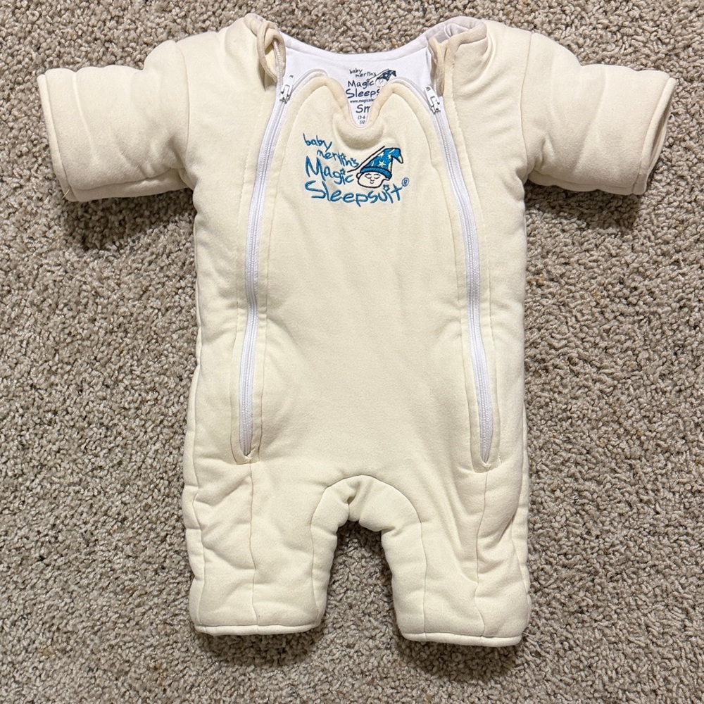Sleepsuit Cream One-Piece Sleepwear